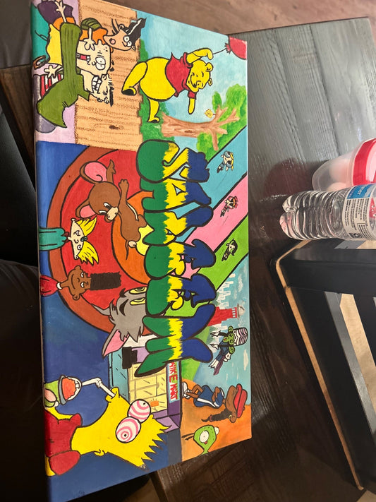 Childhood Stories — Collected Commission hand drawn design by Art with angel