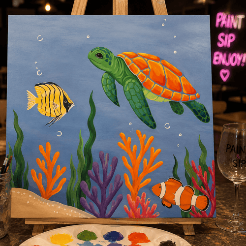 June 17 @6pm Boba Fusion hand drawn design by Art with angel