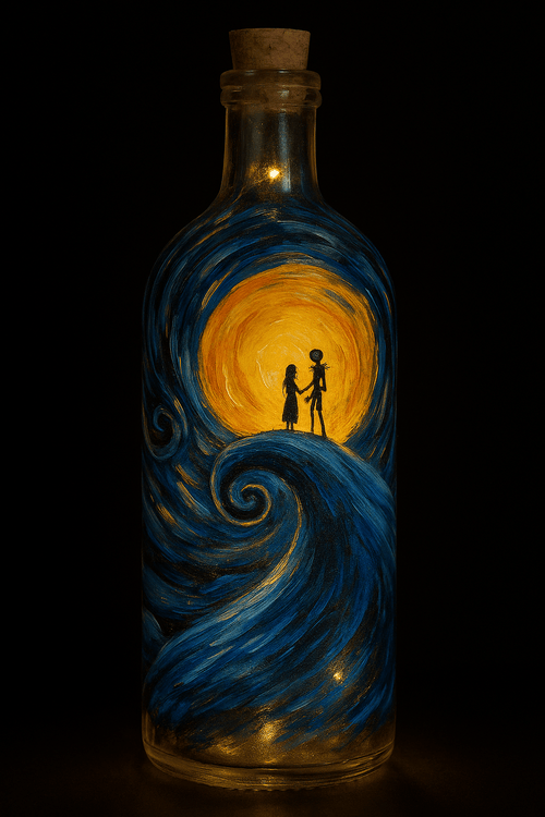 Oct 21st @6:30 wine & tapas hand drawn design by Art with angel